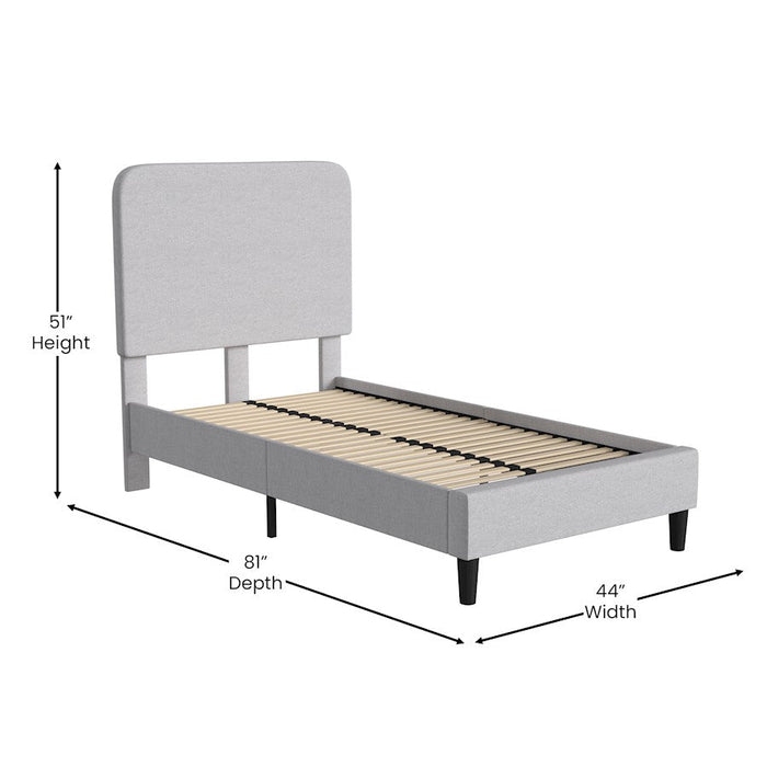 Flash Furniture Addison Platform Bed/Headboard