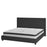 Flash Furniture Riverdale King Platform Bed Set, Black - HG-BM10-40-GG