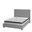 Flash Furniture Riverdale Full Platform Bed Set, Light Gray - HG-BM10-42-GG