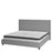 Flash Furniture Riverdale Queen Platform Bed Set, Light Gray - HG-BM10-43-GG