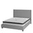 Flash Furniture Riverdale King Platform Bed Set, Light Gray - HG-BM10-44-GG