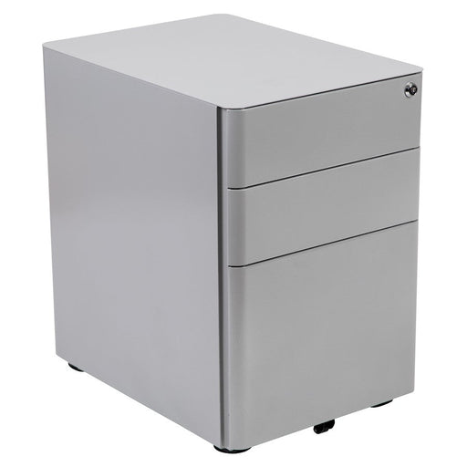 Flash Furniture Modern 3-Drawer Filing Cabinet, Black - HZ-CHPL-01-BK-GG