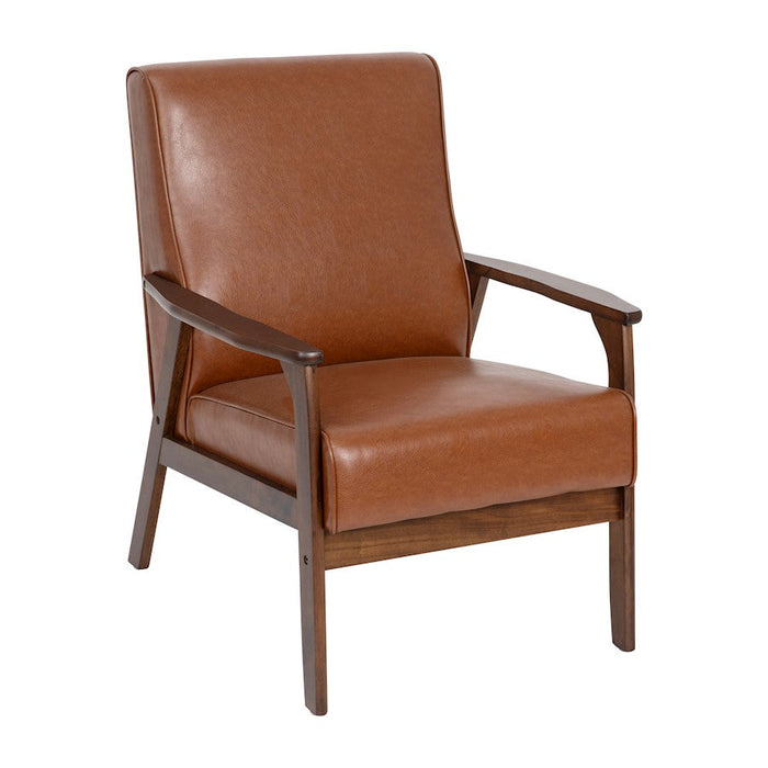 Flash Furniture Langston Arm Chair, Cognac - IS-IT673317-BR-GG