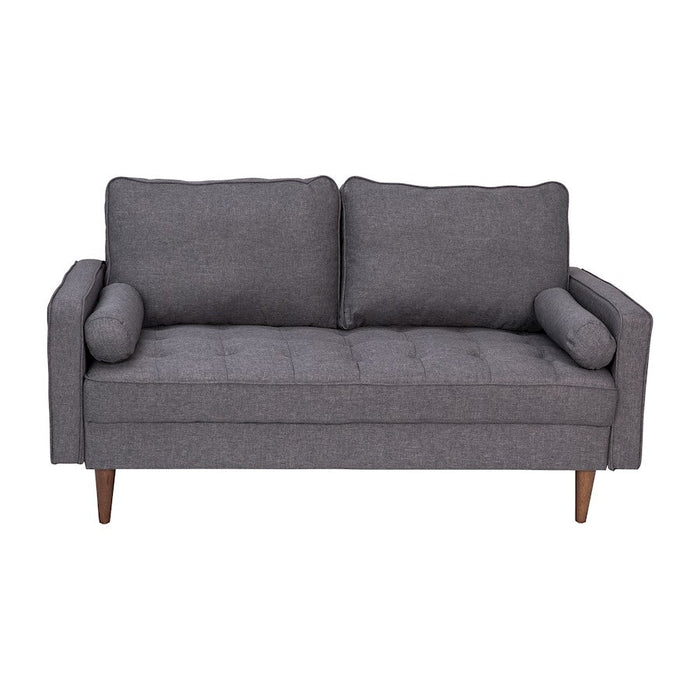 Flash Furniture Hudson Loveseat Sofa, Dark Gray - IS-PL100-DKGY-GG