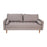 Flash Furniture Hudson Upholstered Sofa, Stone Gray - IS-PS100-GY-GG