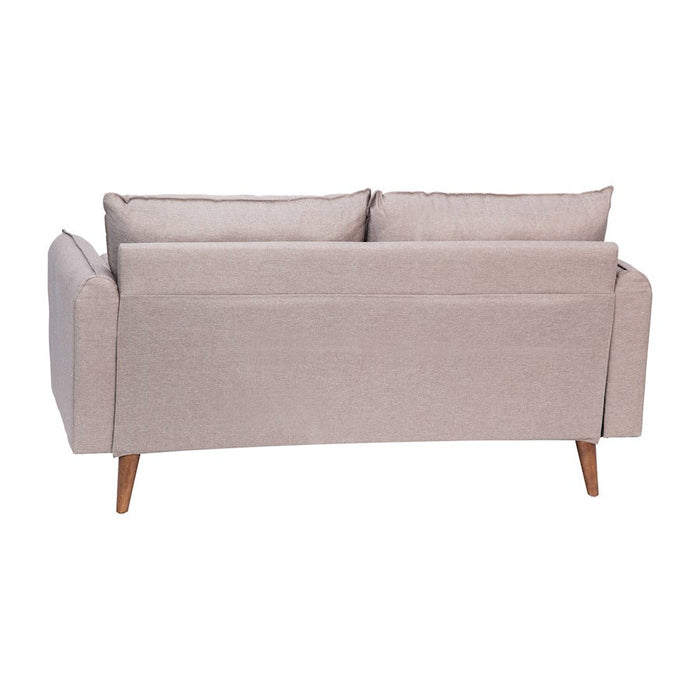 Flash Furniture Evie Taupe Upholstered Loveseat, Taupe