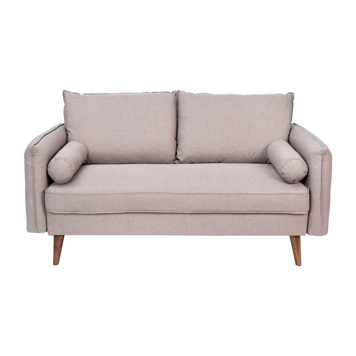 Flash Furniture Evie Taupe Upholstered Loveseat, Taupe