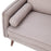 Flash Furniture Evie Taupe Upholstered Loveseat, Taupe