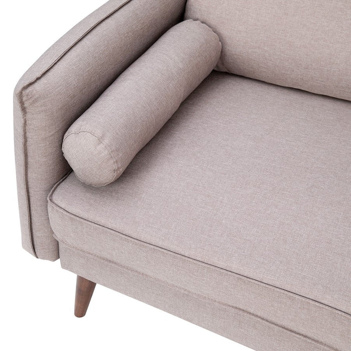 Flash Furniture Evie Taupe Upholstered Loveseat, Taupe