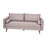 Flash Furniture Evie Taupe Upholstered Sofa, Taupe - IS-VS100-BR-GG