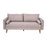 Flash Furniture Evie Taupe Upholstered Sofa, Taupe