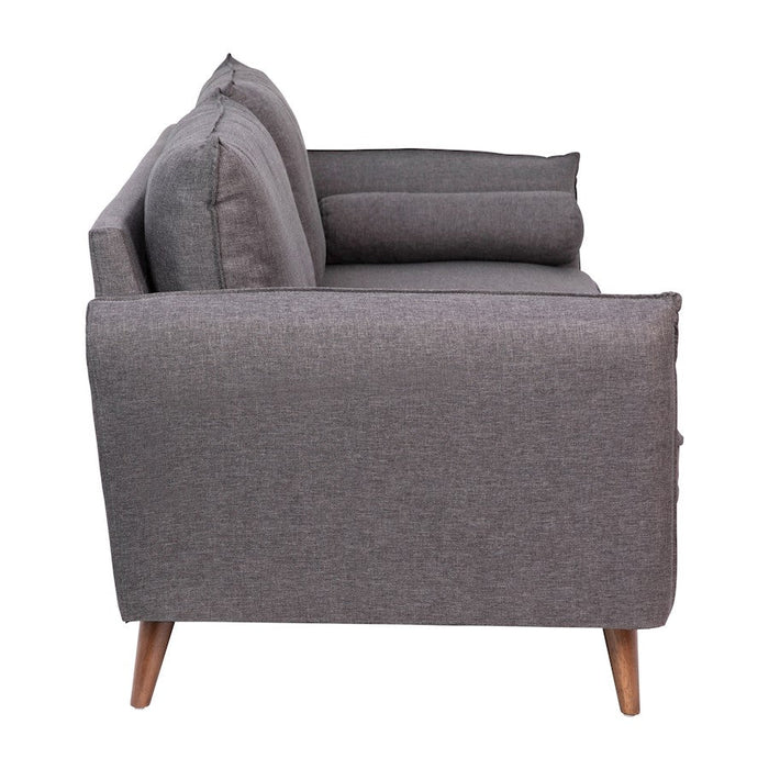 Flash Furniture Evie Gray Upholstered Sofa, Stone Gray