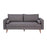 Flash Furniture Evie Gray Upholstered Sofa, Stone Gray