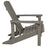 Flash Furniture Charlestown 3 Pc Adirondacks/Fire Pit