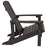 Flash Furniture Charlestown 3 Pc Adirondacks/Fire Pit