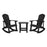 Flash Furniture Savannah 2 Rockers/1 Table, BK - JJ-C14705-2-T14001-BK-GG