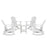 Flash Furniture Savannah 4 Rockers/1 Table, WH - JJ-C14705-4-T14001-WH-GG