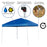 Flash Furniture Otis Canopy Tent/Folding Table, Blue