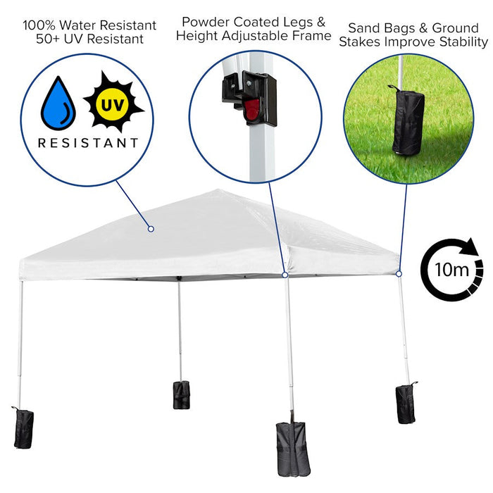 Flash Furniture Harris Canopy Tent/Folding Bench