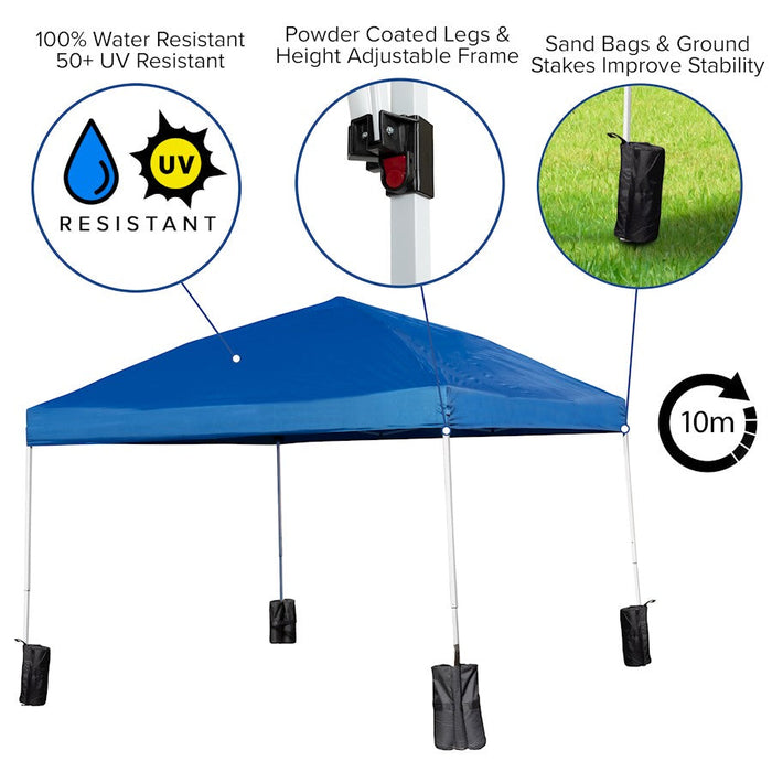 Flash Furniture Otis Canopy Tent/Folding Table