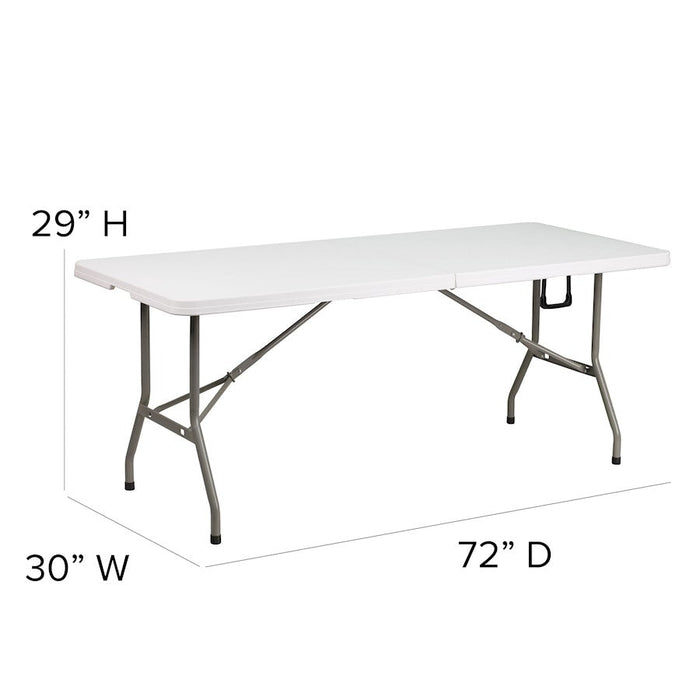 Flash Furniture Otis Canopy Tent /Folding Table, White