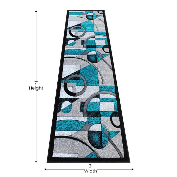 Flash Furniture Elias Abstract Rug