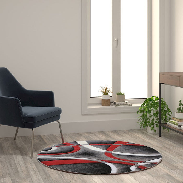 Flash Furniture Atlan Abstract Rug