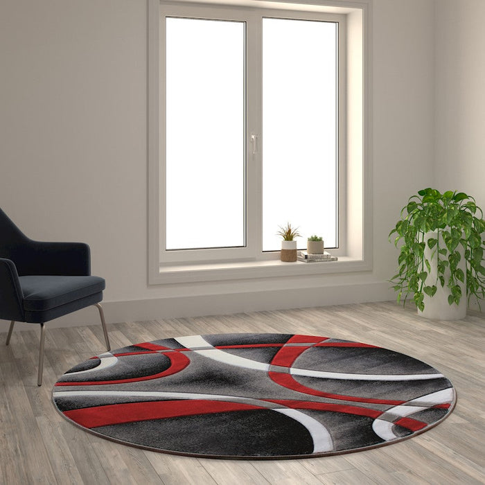 Flash Furniture Atlan Abstract Rug