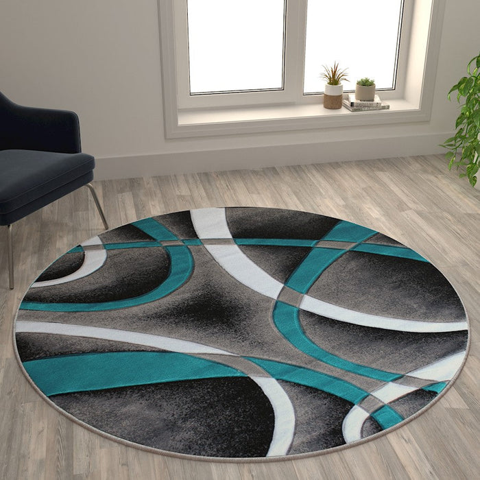 Flash Furniture Atlan Abstract Rug