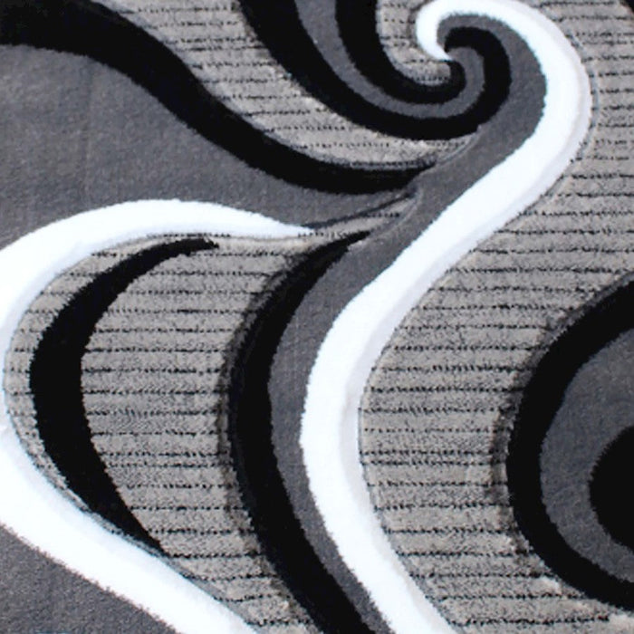 Flash Furniture Athos Abstract Swirl Rug