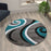 Flash Furniture Athos 4X4 Abstract Rug