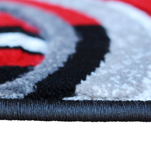 Flash Furniture Audra 8X8 Geometric Rug, Red