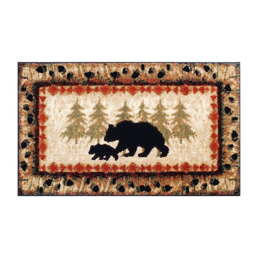 Flash Furniture Ursus 2' X 3' Bear And Cub Area Rug, Brown - KP-RGB3940-23-BN-GG