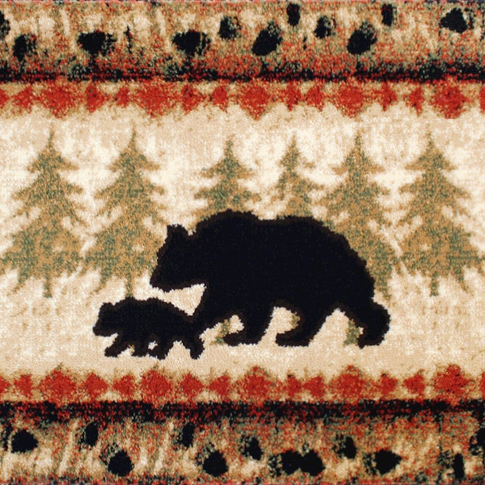 Flash Furniture Ursus Bear Cub Area Rug, Brown