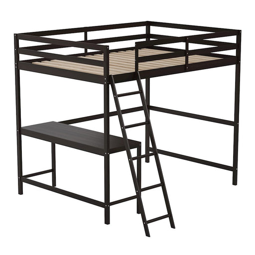 Flash Furniture Riley Full Loft Bed Frame, Espresso - MH-LBD5-ESP-F-GG