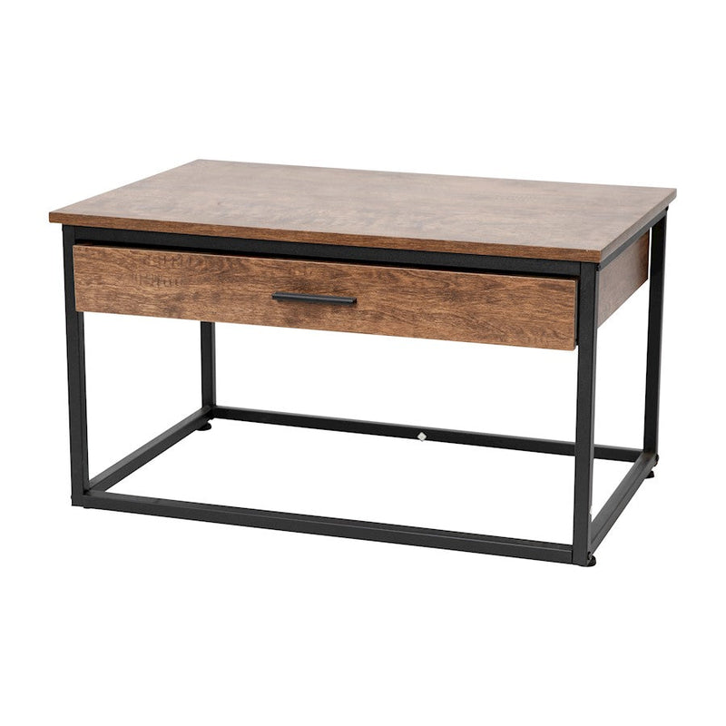 Flash Furniture Emerson 2 Pc Nested Coffee Tables Set, Walnut