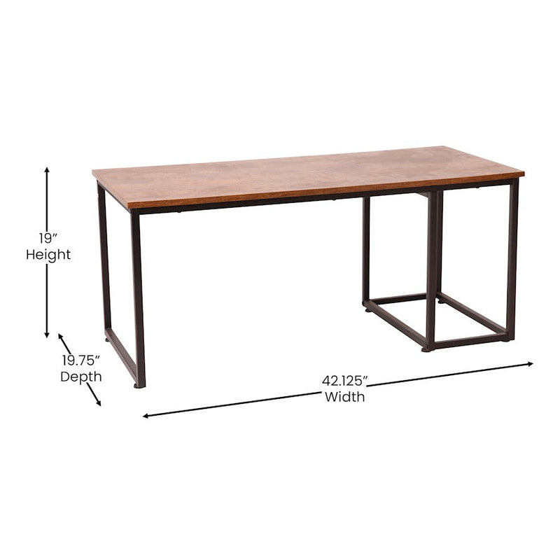 Flash Furniture Emerson 2 Pc Nested Coffee Tables Set, Walnut