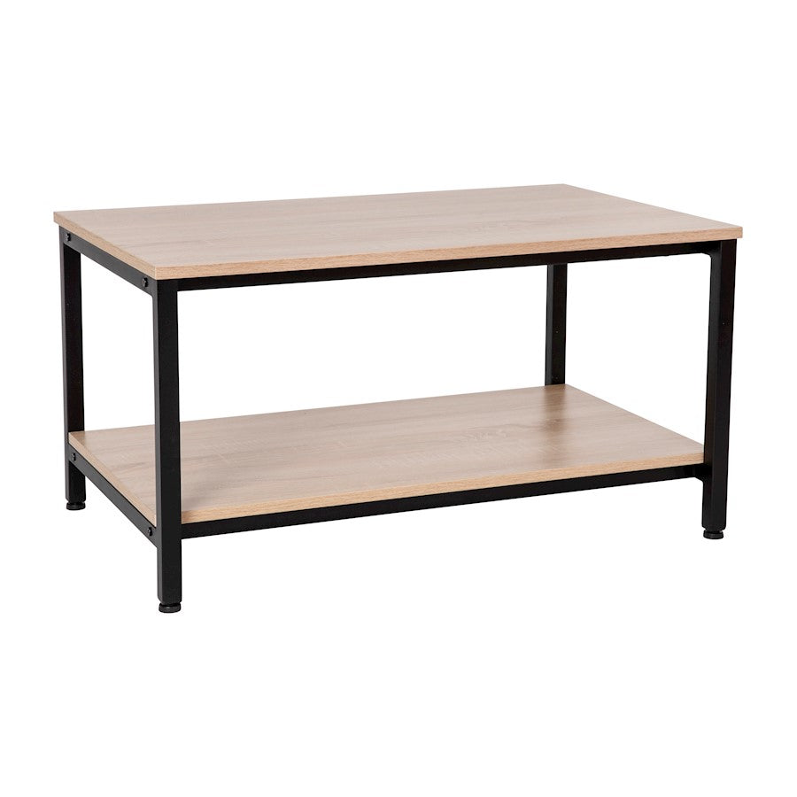 Flash Furniture Emerson 2 Shelf Coffee Table, Driftwood - NAN-JH-17163-GG