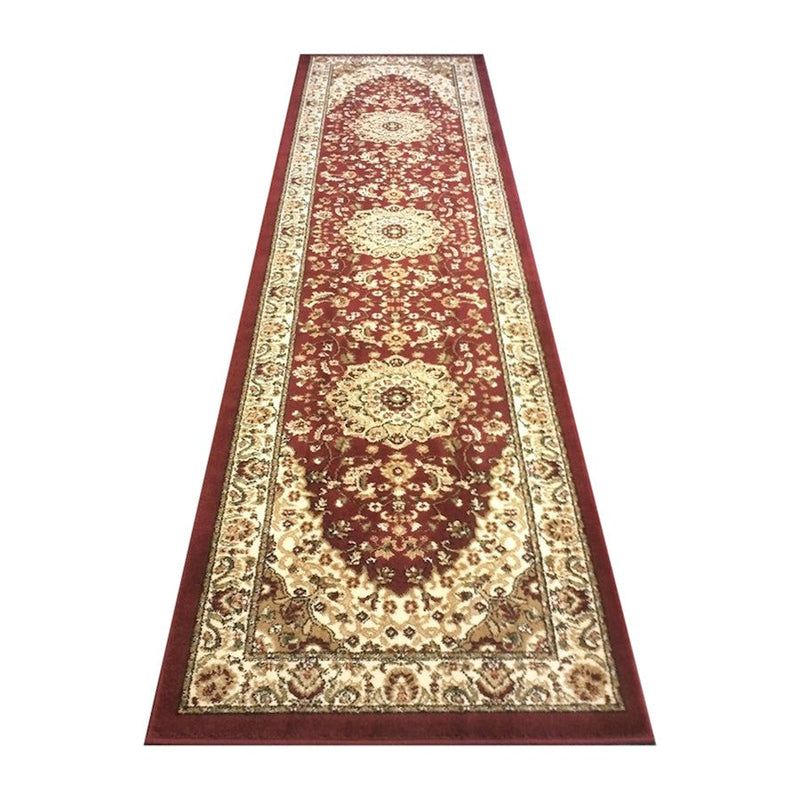 Flash Furniture Mersin 2X7 Persian Area Rug, Burgundy - NR-RG11-27-BU-GG