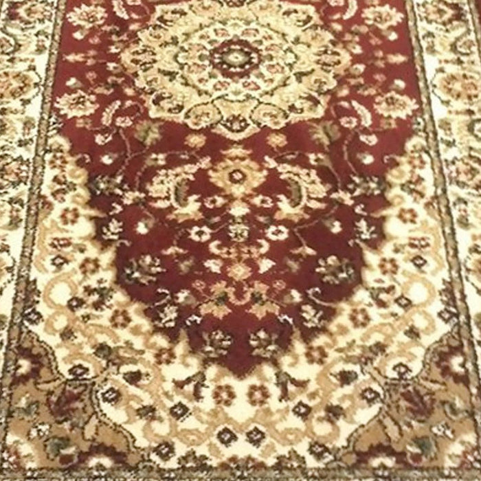 Flash Furniture Mersin 2X7 Persian Area Rug, Burgundy