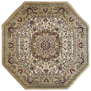 Flash Furniture Mersin 4X4 Persian Octagon Area Rug, Ivory - NR-RG1882-44-IV-GG