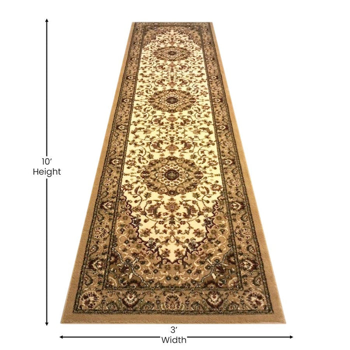 Flash Furniture Mersin Persian Area Rug, Ivory