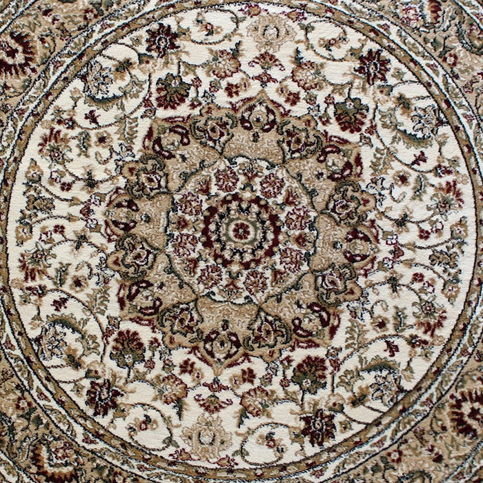 Flash Furniture Mersin 7X7 Persian Area Rug, Ivory