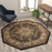 Flash Furniture Mersin 5X5 Persian Octagonarea Area Rug
