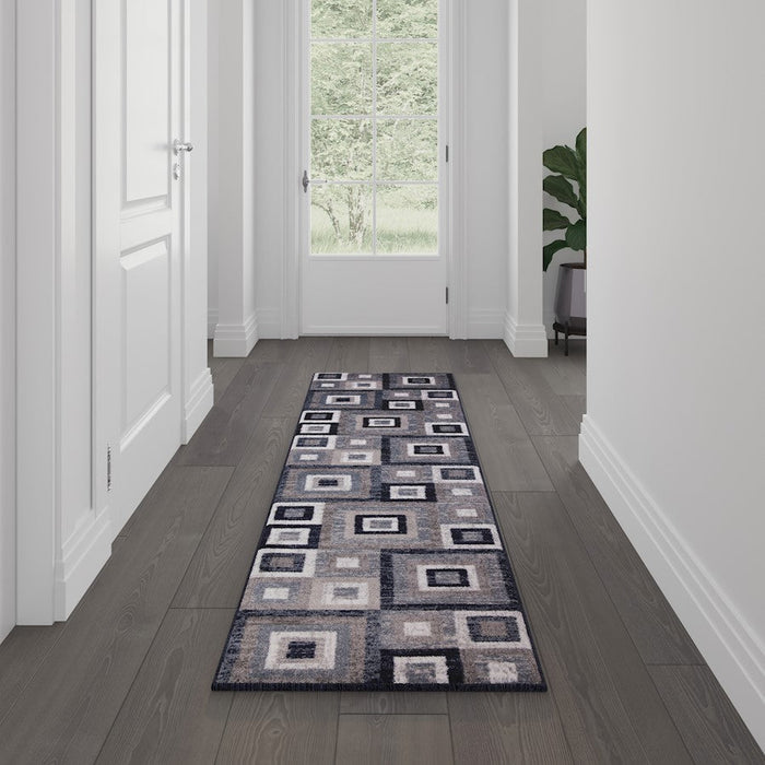 Flash Gideon 2X7 Geometric Rug