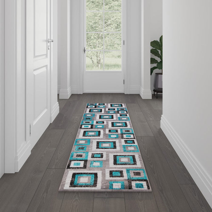 Flash Gideon 2X7 Geometric Rug