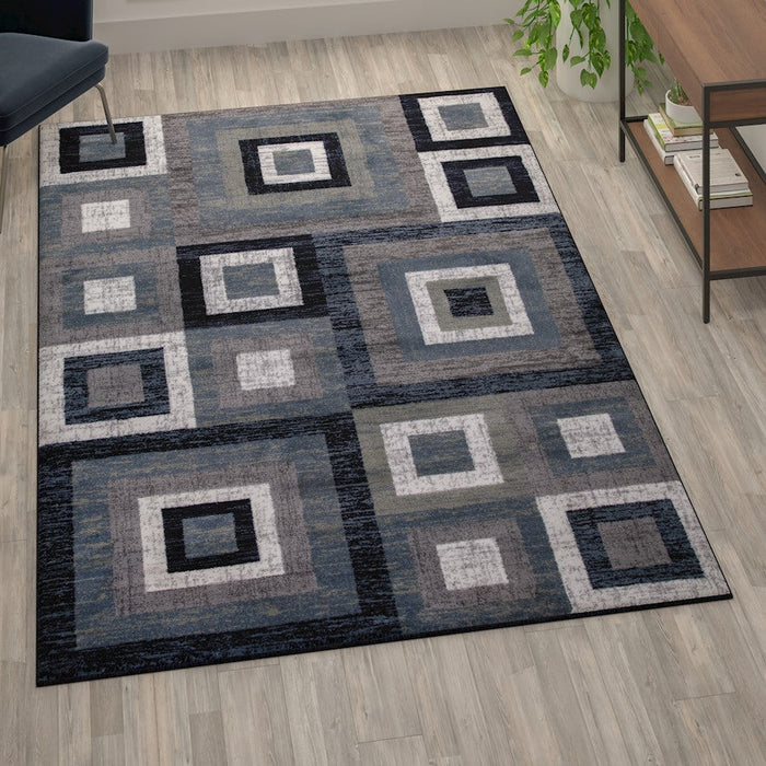 Flash Gideon Geometric Rug, Small/Medium