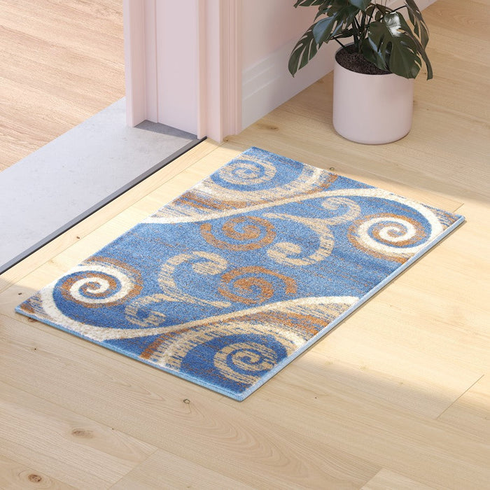 Flash Furniture Valli 2X3 Modern Area Rug