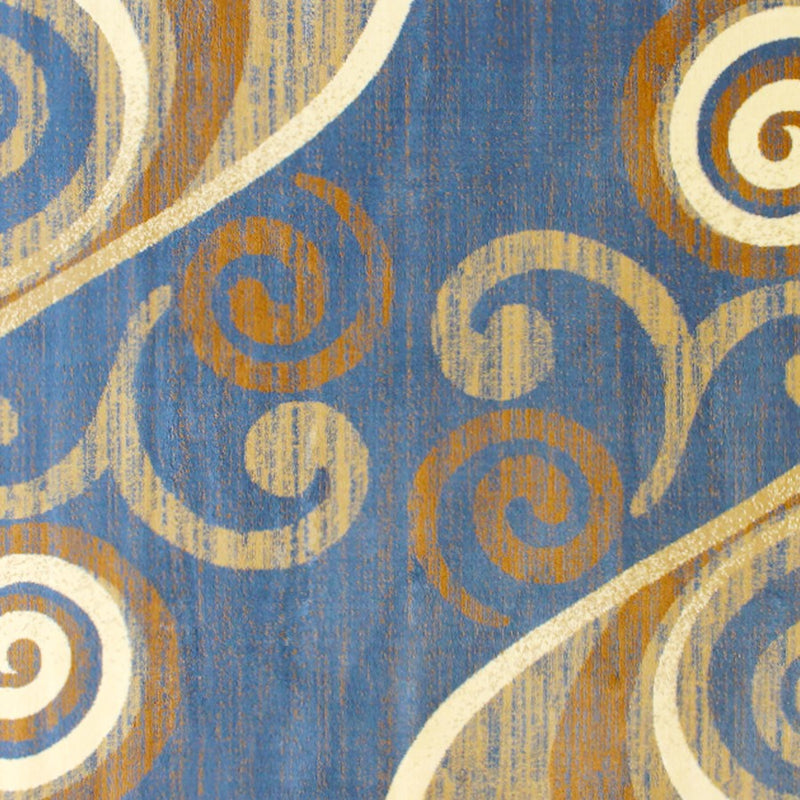 Flash Furniture Valli 5X7 Modern Area Rug, Blue