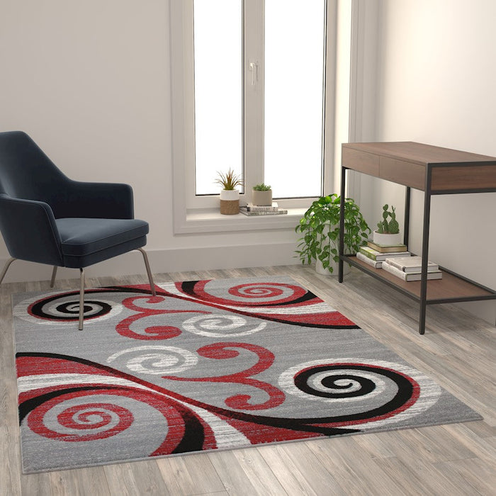 Flash Furniture Valli Modern Area Rug